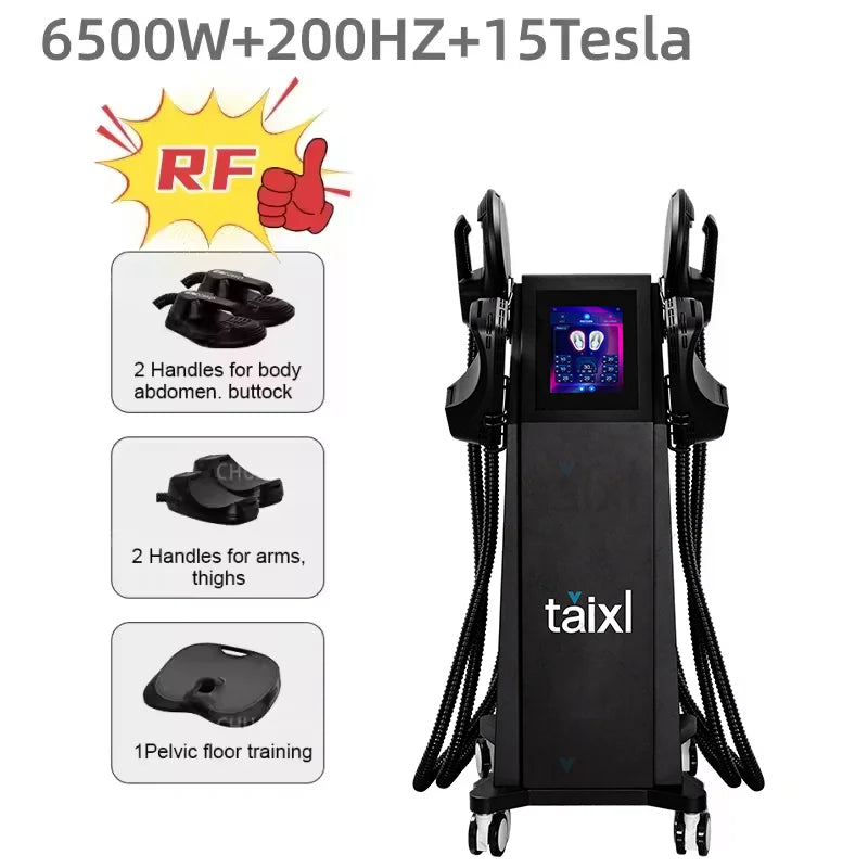 EMS Body Sculpt Machine, Eletric Muscle Stimulator, Fat Burner, Weight Loss, Butt Lifter and Shapers Body Care