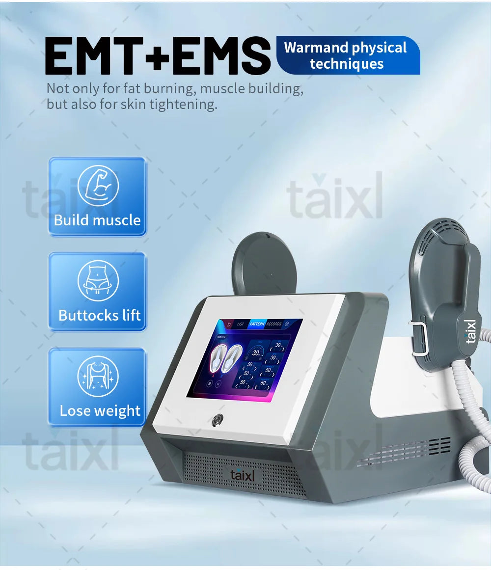 EMS Body Sculpt Machine, Eletric Muscle Stimulator, Fat Burner, Weight Loss, Butt Lifter and Shapers Body Care