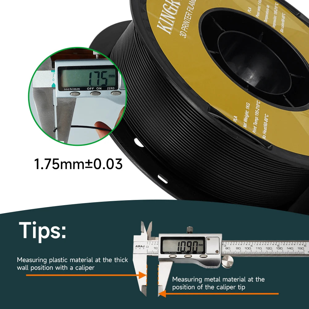 KINGROON PETG 3D Printer Filament 1.75mm 5KG 10KG Mix Color 3D Printing Material 1kg/roll petg Plastic For FDM 3dprinter