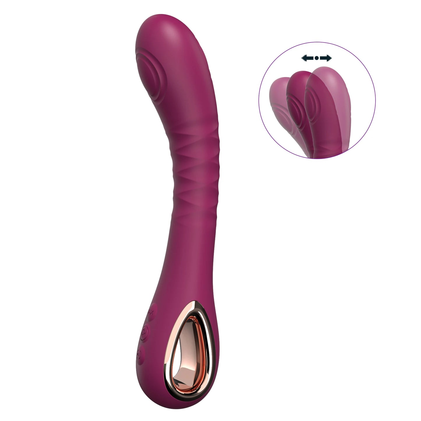 Powerful Vibrator, 4 Speed 10 Vibration Modes, Pat the Clitoral, G Spot Stimulator Wand Dildos Sex Toys for Woman & Couple Gift Box