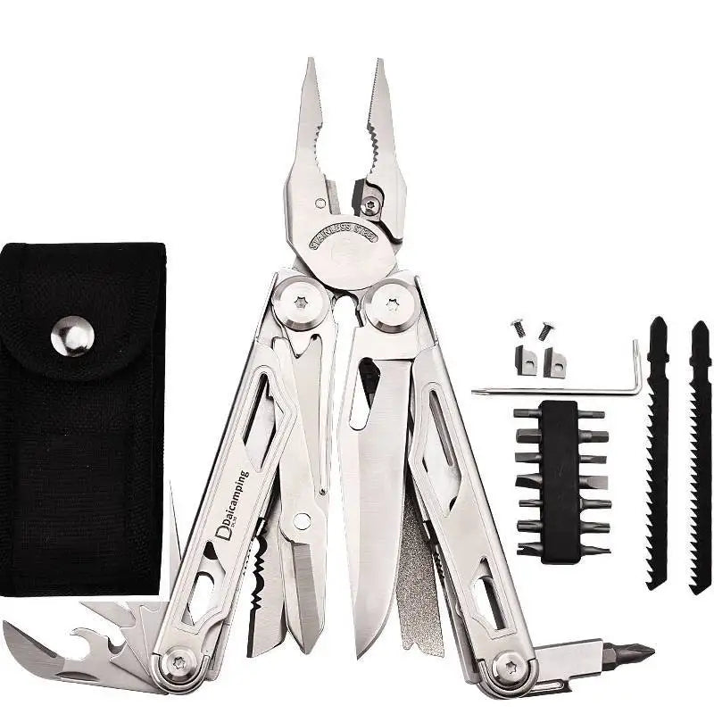 Multitools Hand, DIY Multi Tools, Multi-tool Clamp, Folding Knives, Scissor, Cutters, EDC Survival Gear, Manual Pliers