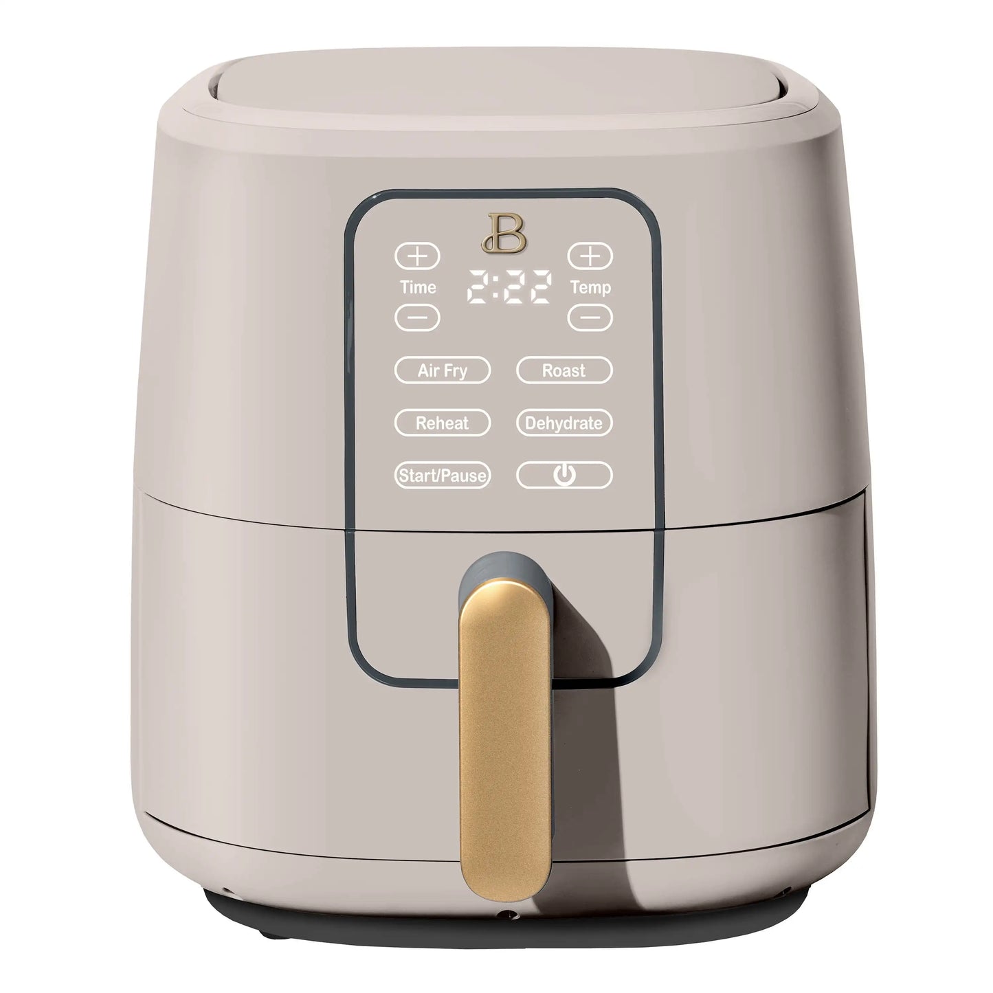 Beautiful 6 Qt Air Fryer with TurboCrisp Technology and Touch-Activated Display, Black Sesame by Drew Barrymore