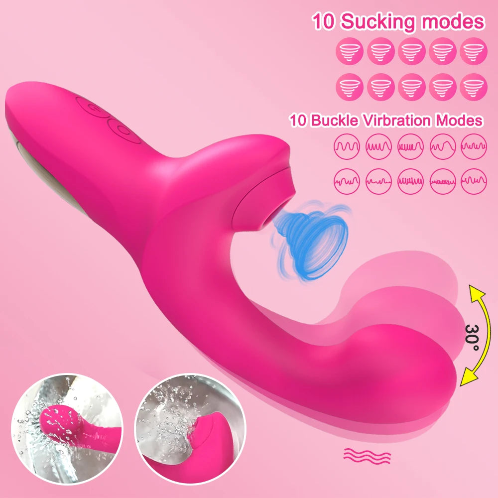 20 Modes, Finger Wiggle, G-Spot Vibrator for Women, Clitoris Sucker Vagina Massager, Female Masturbation Sex Toy for Women