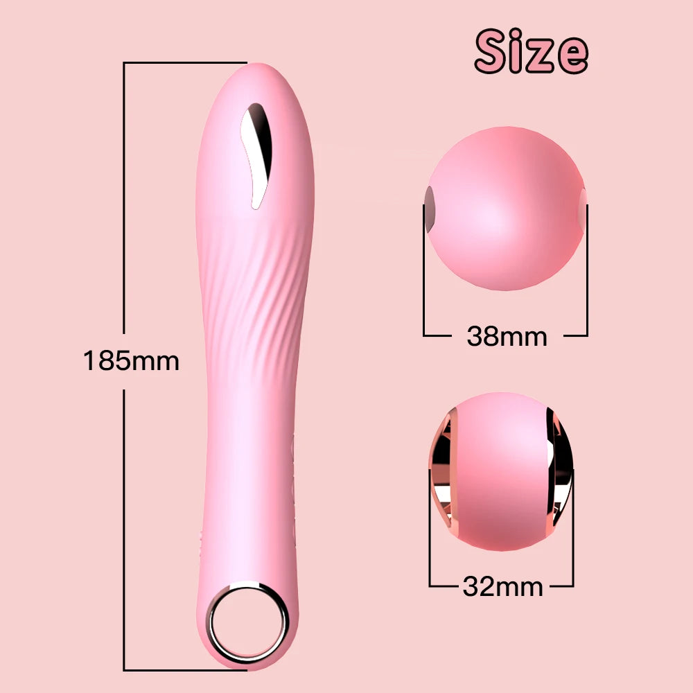 Electric Shock Bullet Vibrators For Women, AV Wand Dildo, Anal, G Spot, Clitoris Stimulator, Vibrating Finger, Vibrator Adult Sex Toys