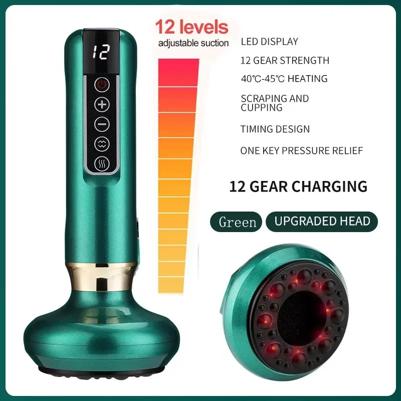 New Electrical dredging meridian cupping device, intelligent vacuum, negative pressure, household electric heating
