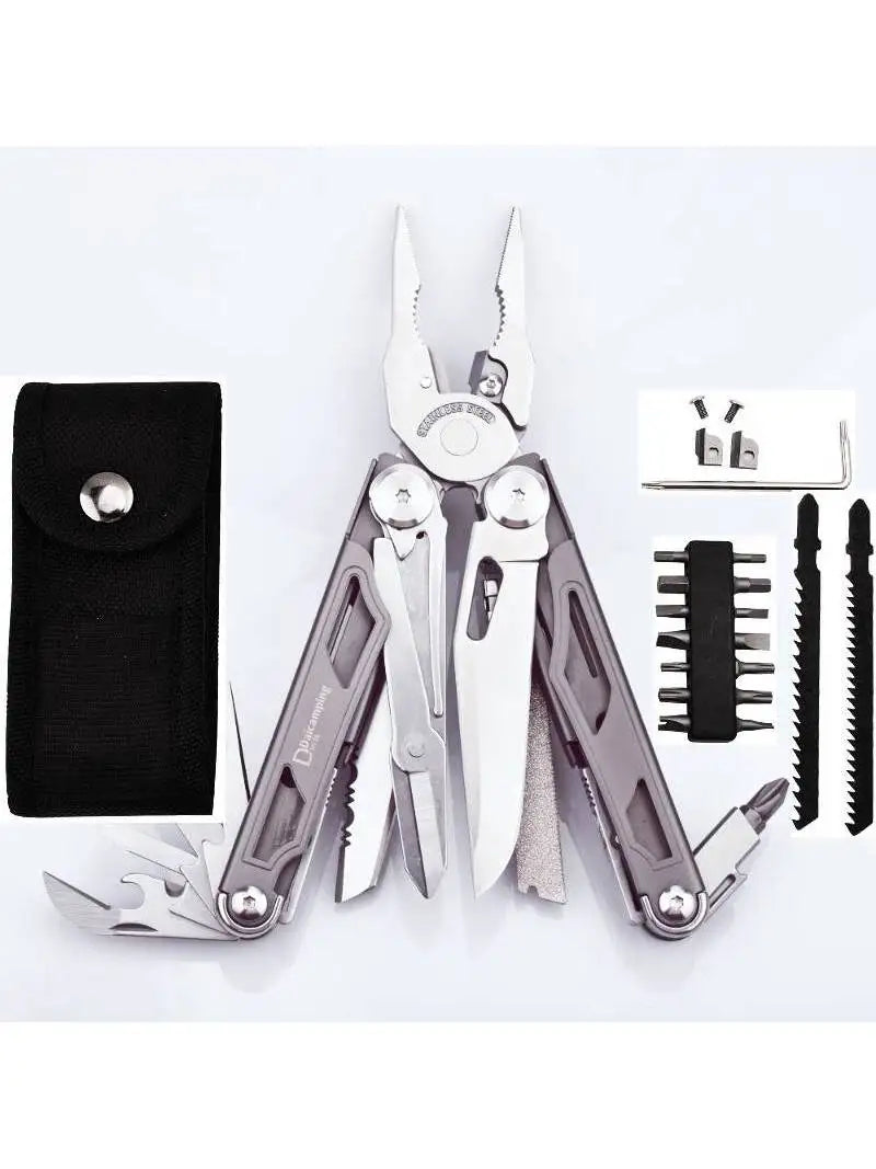 Multitools Hand, DIY Multi Tools, Multi-tool Clamp, Folding Knives, Scissor, Cutters, EDC Survival Gear, Manual Pliers
