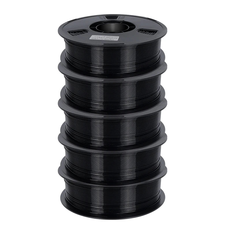 22LBS PETG Filament 3D Printer Filament 10 5 Rolls 1KG 1.75mm Bundle Multicolor Accuracy +/- 0.02mm 10kg 5kg PETG, Plastic Spool