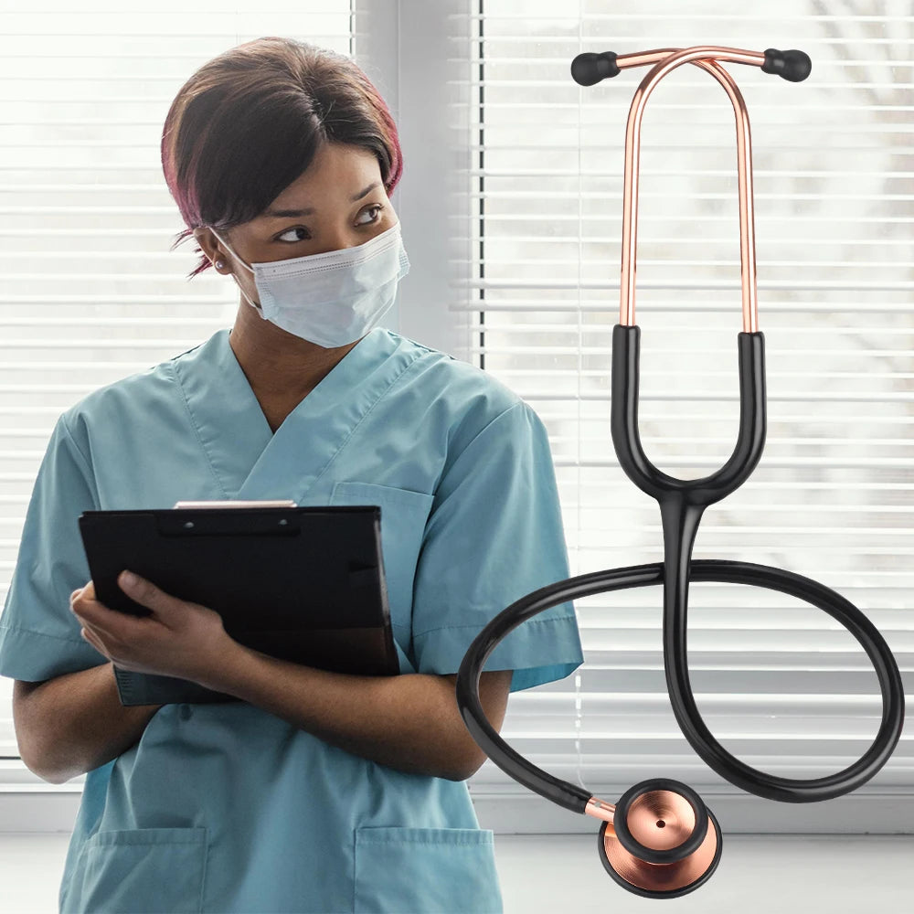 Double Sided Medical Stethoscope Doctor Stethoscope Professional Portable Cardiology Stethoscope Medical Equipment Nurse Vet