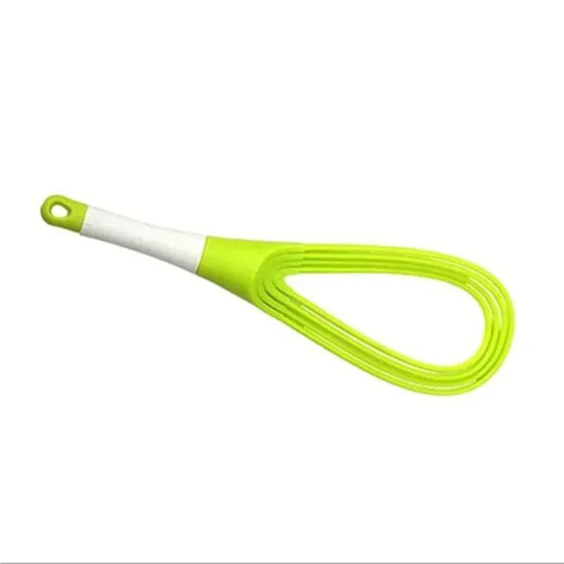 Multifunctional Rotary Manual Egg Beater Mixer Mini Plastic Kitchen Egg Whisk Bake Tool Egg Agitator Silicone Eco-Friendly