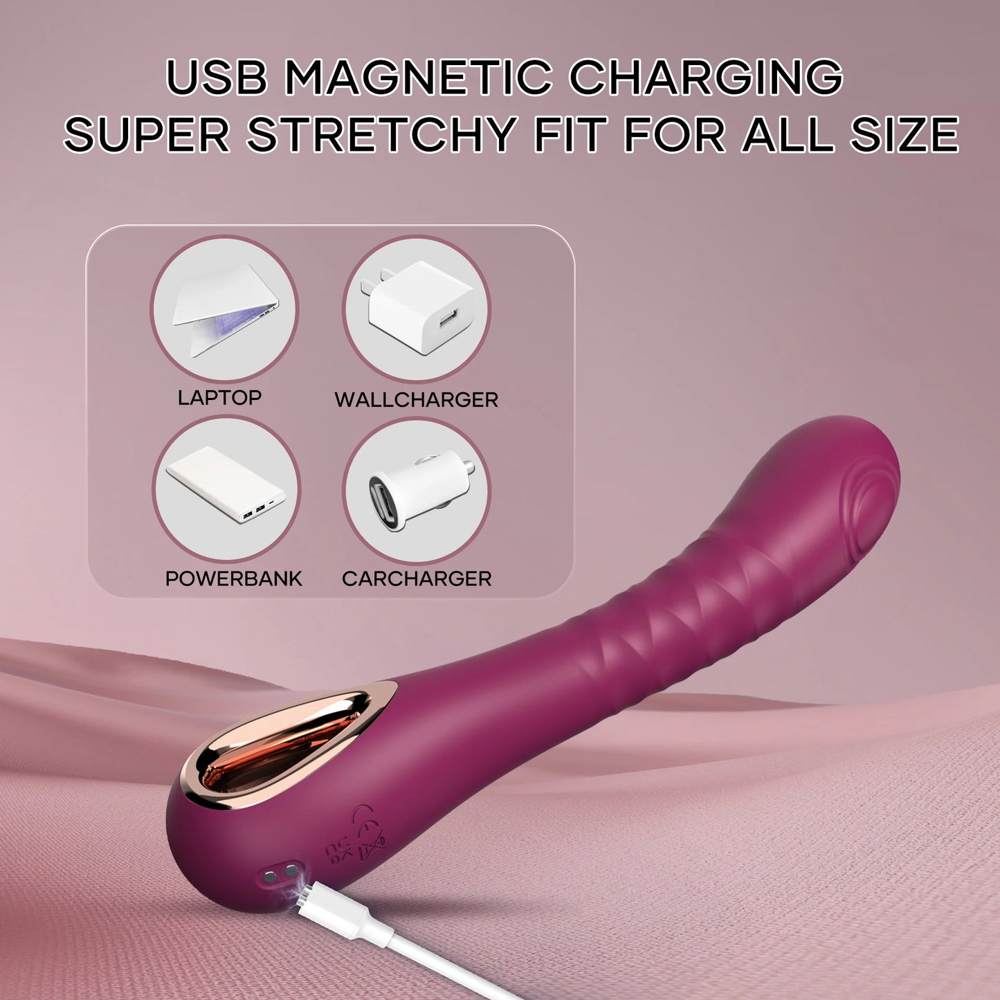 Powerful Vibrator, 4 Speed 10 Vibration Modes, Pat the Clitoral, G Spot Stimulator Wand Dildos Sex Toys for Woman & Couple Gift Box