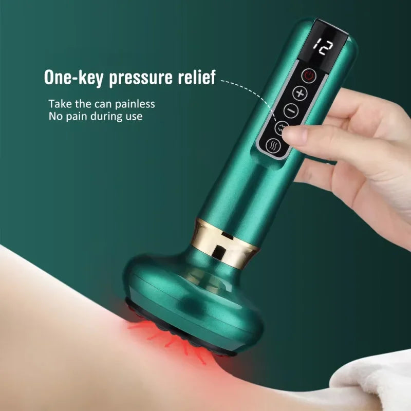 New Electrical dredging meridian cupping device, intelligent vacuum, negative pressure, household electric heating