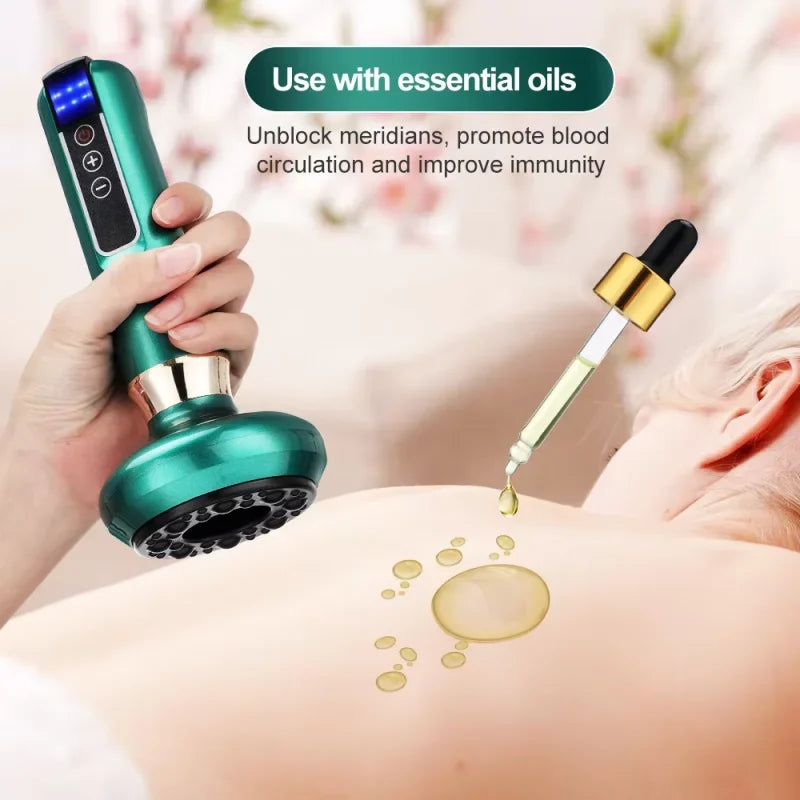 New Electrical dredging meridian cupping device, intelligent vacuum, negative pressure, household electric heating
