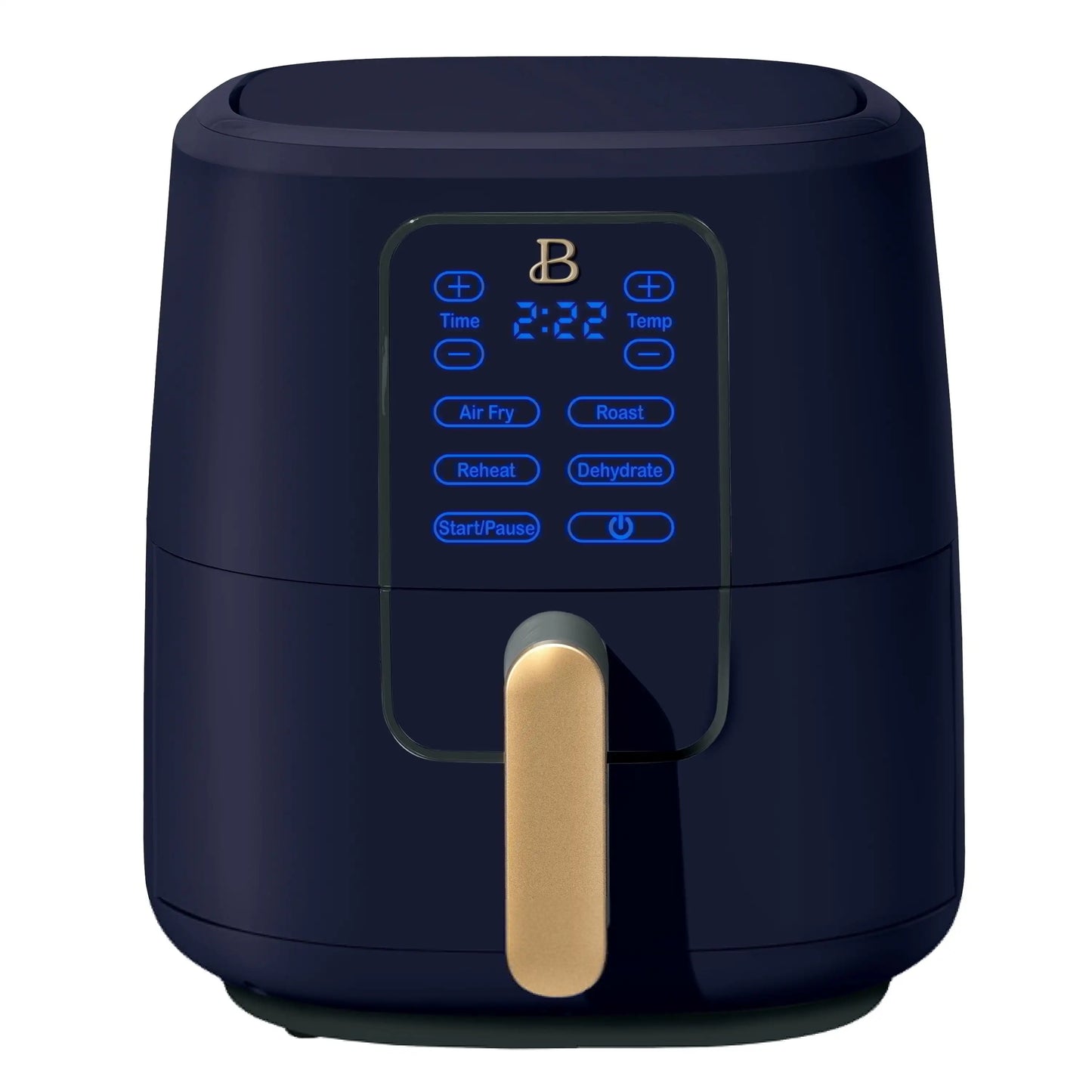 Beautiful 6 Qt Air Fryer with TurboCrisp Technology and Touch-Activated Display, Black Sesame by Drew Barrymore