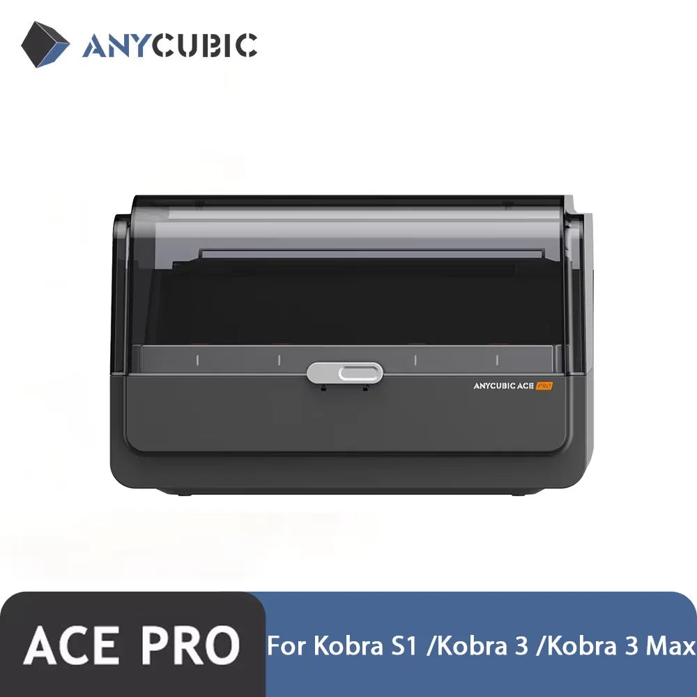 ACE Pro For Kobra S1/Kobra 3/Kobra 3 MAX Filament Box, Auto Drying Filament Back Up Support 4 Color Printing