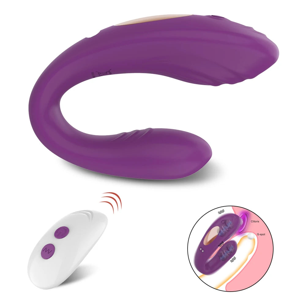 Wireless Powerful Vibrator, Sex Toy Dildo Adult Female, for Clitoris Stimulator Women Couples with Remote Control