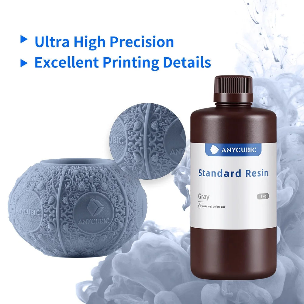 1kg/10kg Liquid Photopolymer Standard Resin 405nm UV Resin For 3D Printer LCD Printing Resin Material For Photon Mono
