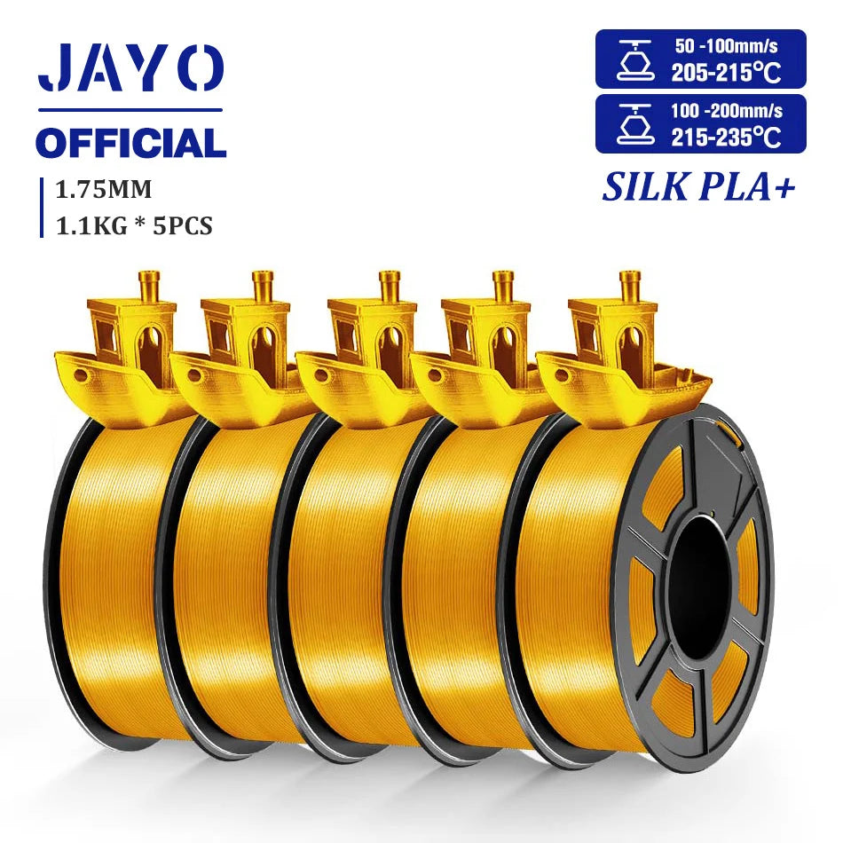 TPU SILK 3D Printer Filament 98A TPU Filament 1.75mm Silk Rainbow SILK PLA PLUS 3D Filament Glossy Silk Surface 5Rolls/set