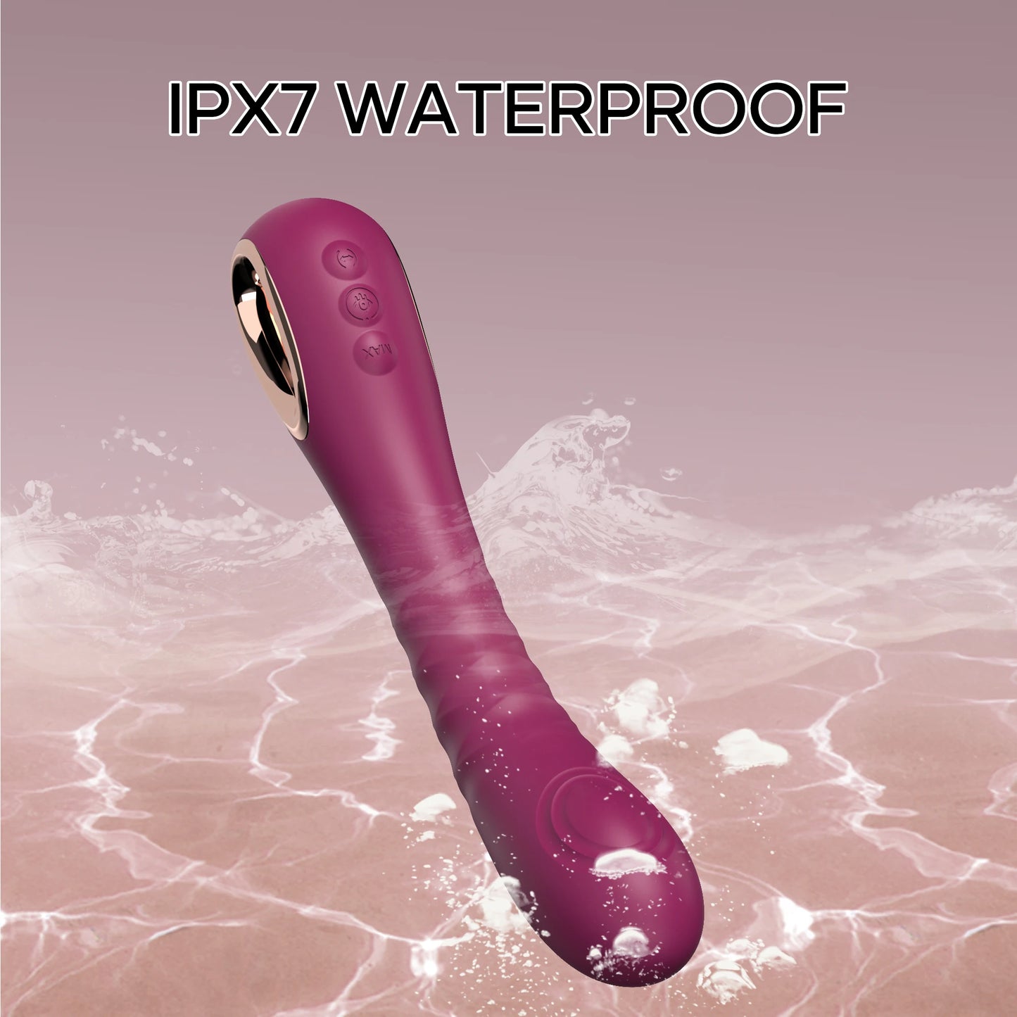Powerful Vibrator, 4 Speed 10 Vibration Modes, Pat the Clitoral, G Spot Stimulator Wand Dildos Sex Toys for Woman & Couple Gift Box