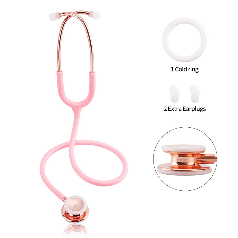 Professional Doctor Medical Stethoscope Heart Lung Cardiology Single Head Stethoscope Nurse Student Vet Medical Equipment Device