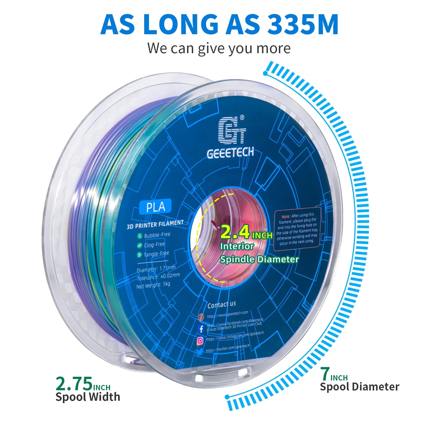 5Kg 3D Silk PLA Filament 1.75mm High Gloss Surface Neat Wrapped Dimensional Accuracy /-0.02mm Vacuum Packaging