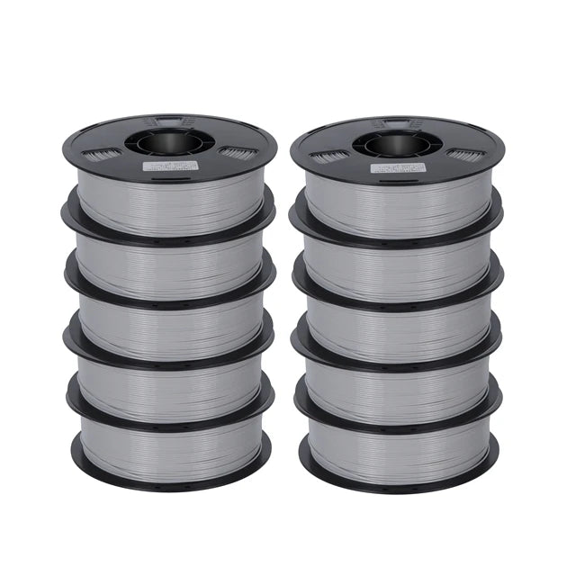 22LBS PETG Filament 3D Printer Filament 10 5 Rolls 1KG 1.75mm Bundle Multicolor Accuracy +/- 0.02mm 10kg 5kg PETG, Plastic Spool