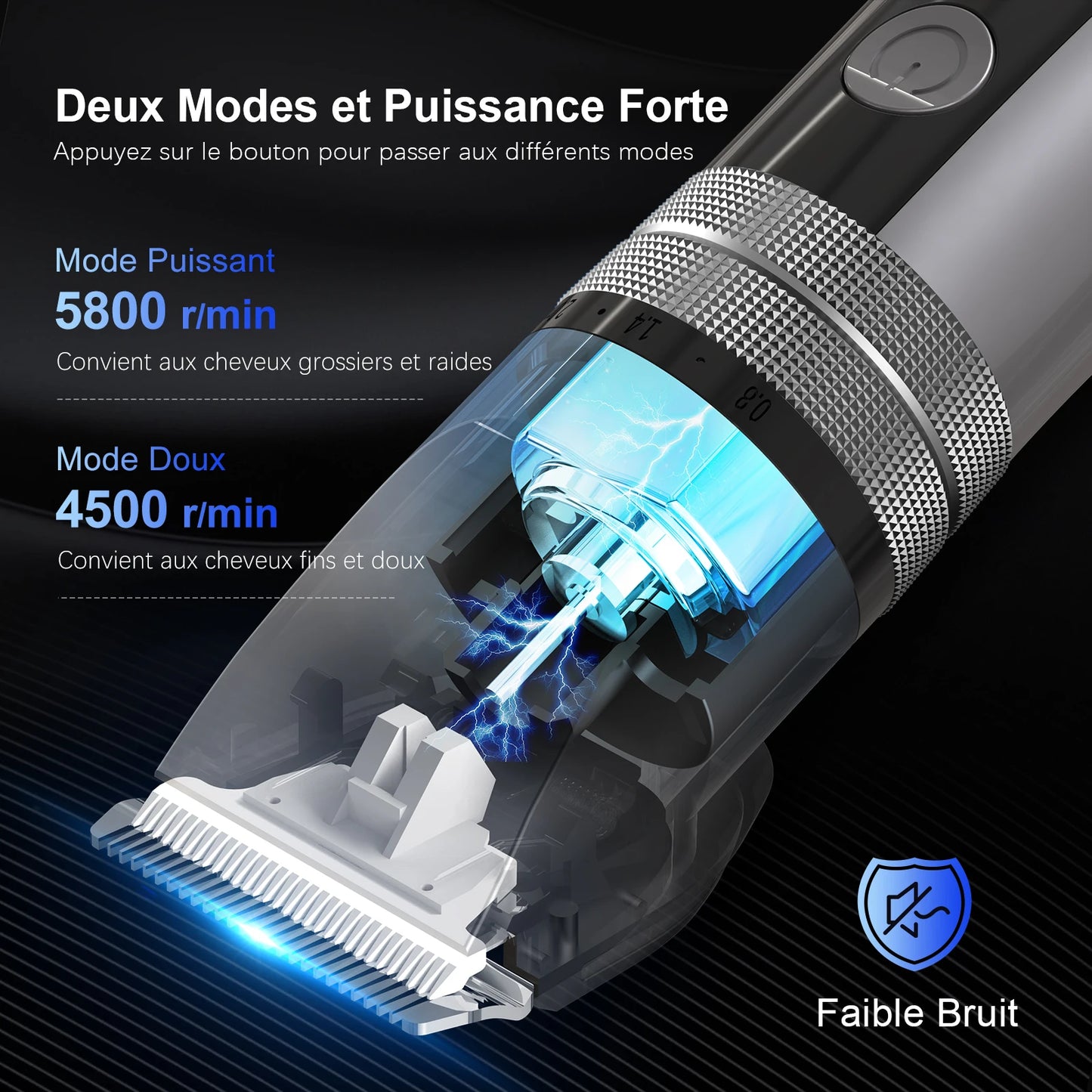 Electric Hair Clippers, Men Professional kit, USB Rechargeable Men's Barber Hair, Cutting Machine Beard Trimmer For Men Kids