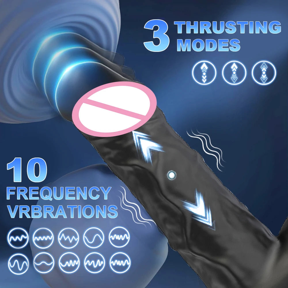 Wireless Remote-Control Simulation, Dildo Vibration, Massager Female Clitoris, G point, Anal Stimulation Adult Sex Toy for Women