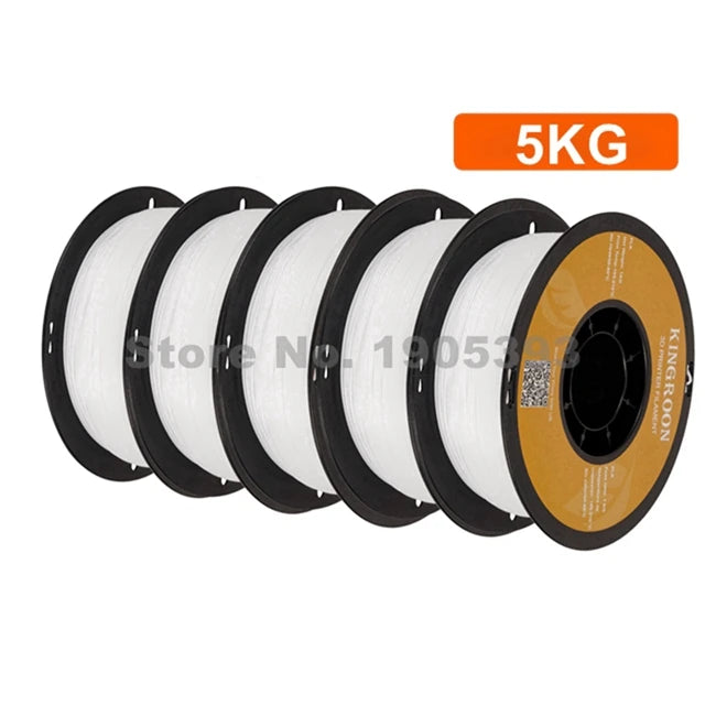 KINGROON PETG 3D Printer Filament 1.75mm 5KG 10KG Mix Color 3D Printing Material 1kg/roll petg Plastic For FDM 3dprinter