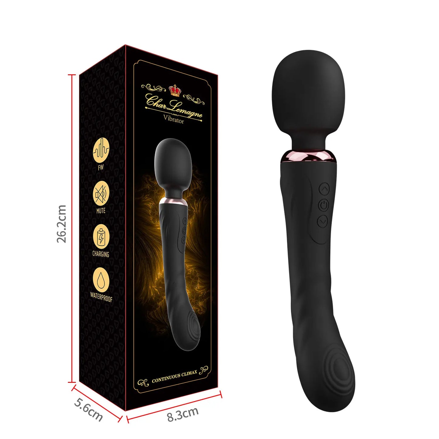 Double Head Powerful Vibrator for Women, 30 Speed Clit Stimulator, G Spot Vagina Massager, Female Masturbator Sex Toys for Adult 18