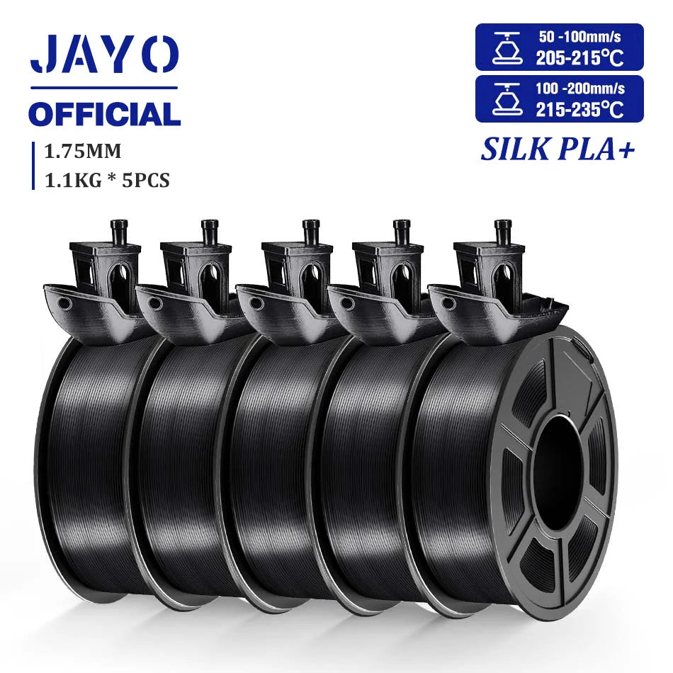 TPU SILK 3D Printer Filament 98A TPU Filament 1.75mm Silk Rainbow SILK PLA PLUS 3D Filament Glossy Silk Surface 5Rolls/set