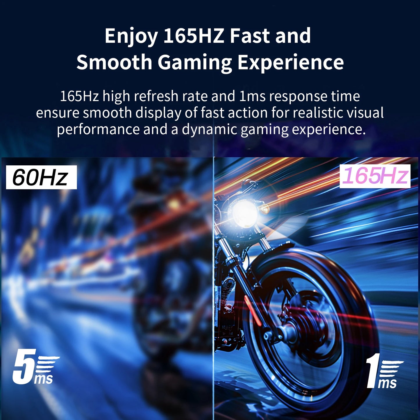27 inch monitor 165hz,PC Home Office Computer Gaming Monitor FHD1080p,99% SRGB,Built-in Speakers