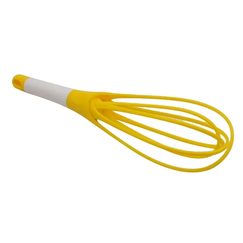 Multifunctional Rotary Manual Egg Beater Mixer Mini Plastic Kitchen Egg Whisk Bake Tool Egg Agitator Silicone Eco-Friendly