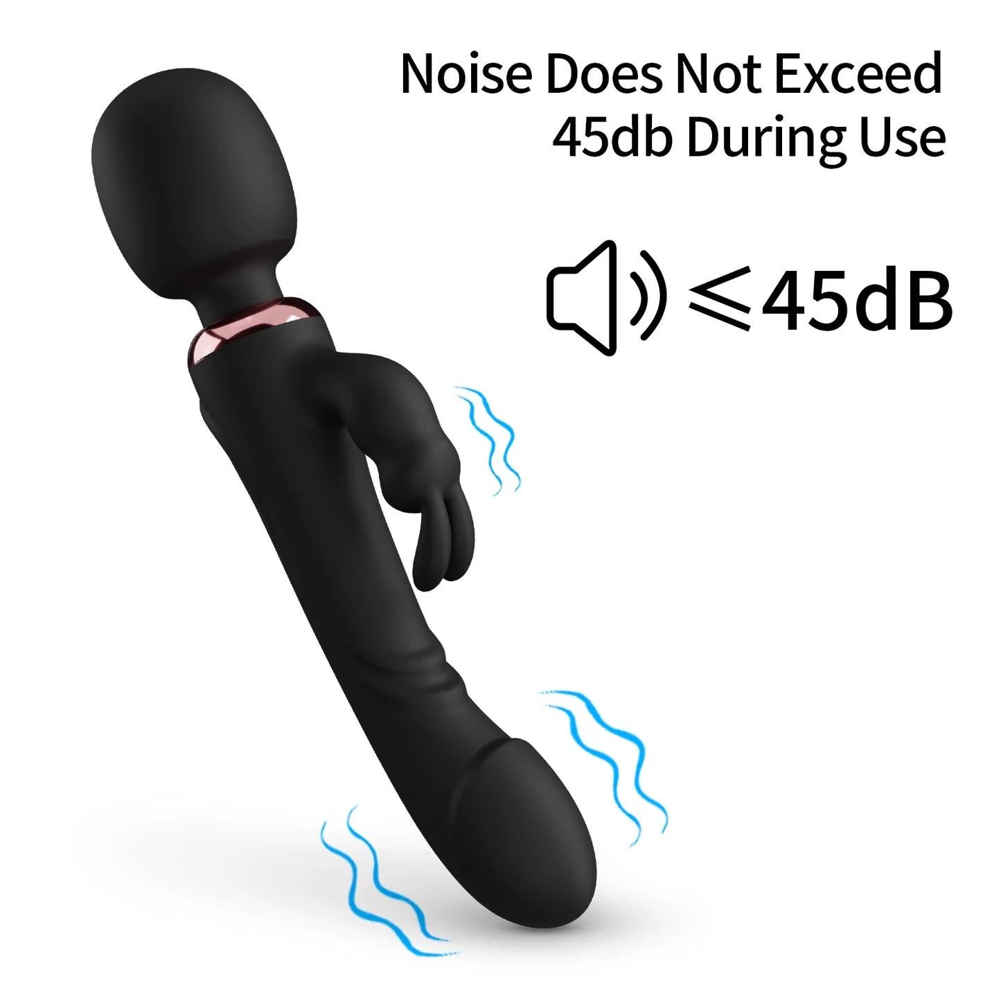 Double Head Powerful Vibrator for Women, 30 Speed Clit Stimulator, G Spot Vagina Massager, Female Masturbator Sex Toys for Adult 18