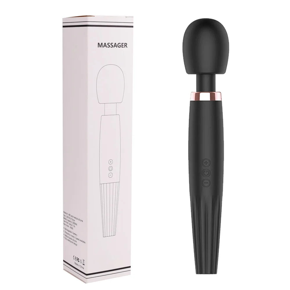 Heating Vibrator, Powerful Dildo, AV Magic Wand, G-Spot Massager, Sex Toys for Women, Couples, Clitoris Stimulate Goods for Adult