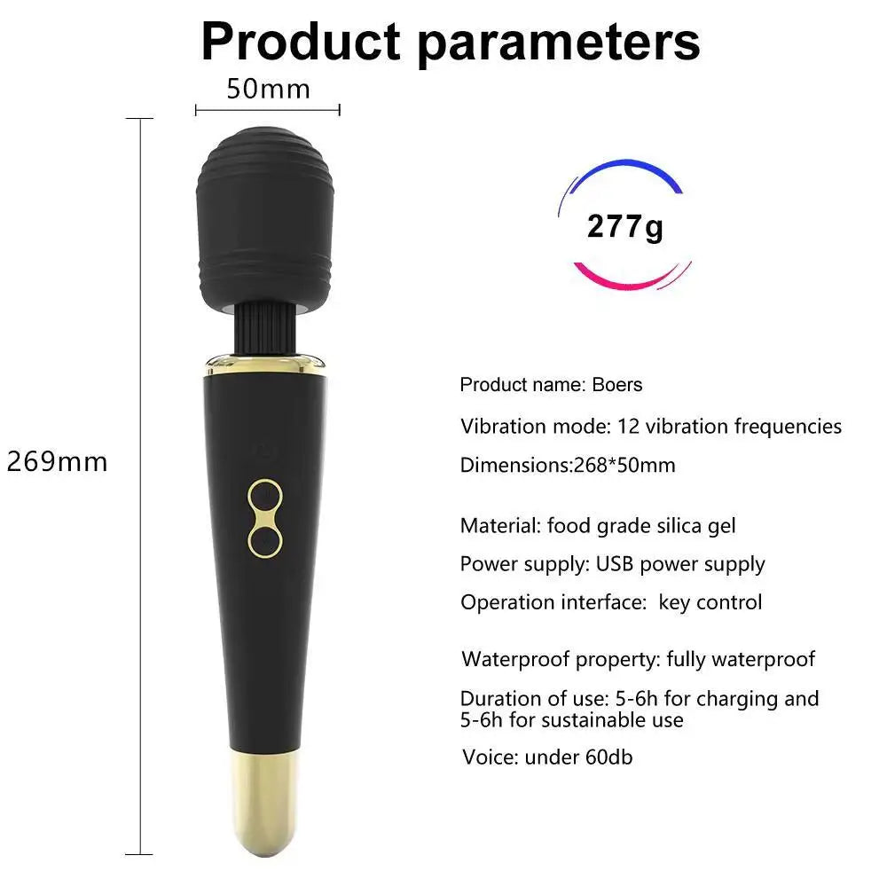 Super Powerful Massage Vibrator Sex Toy For Woman, Women Sexual Toys Sex, Adult Wand Massager