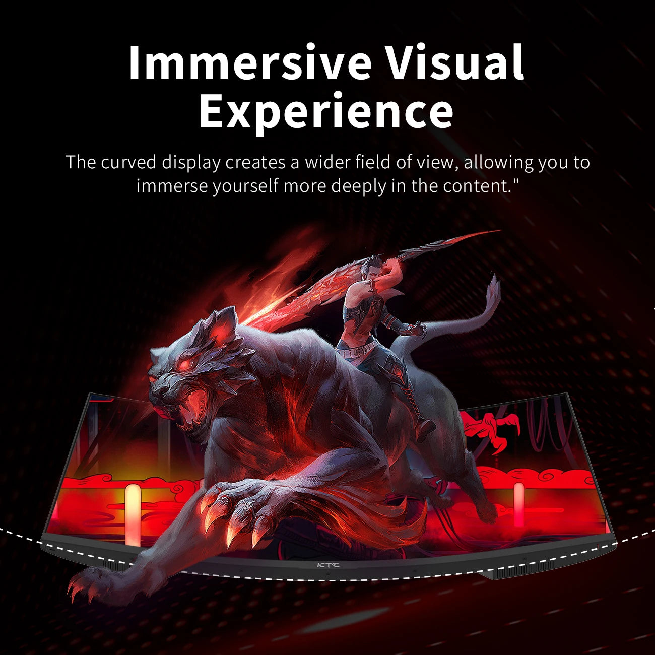 24 inch 1500R Curved Gaming Monitor 165Hz 1ms FHD 1080p VA Tilt Adaptive Sync HDR 110% sRGB DP/HDMI,VESA for Gaming Home Office