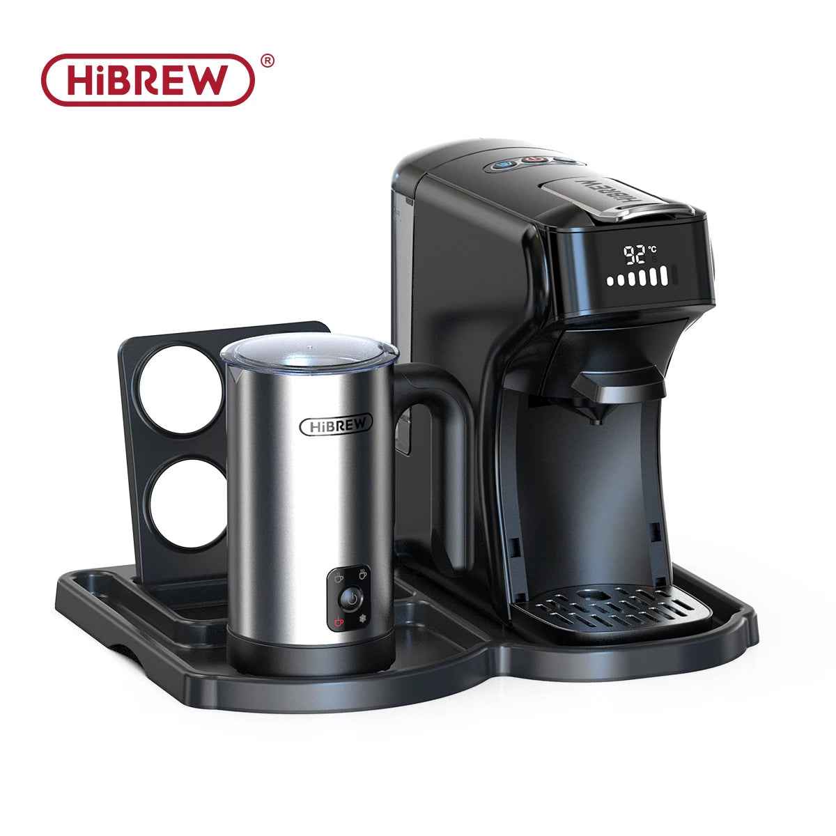 6in1 Capsule Coffee Machine, Hot/Cold Multiple Espresso, Cafeteria Cappuccino Coffee Maker, Dolce Gusto Nespresso Powder