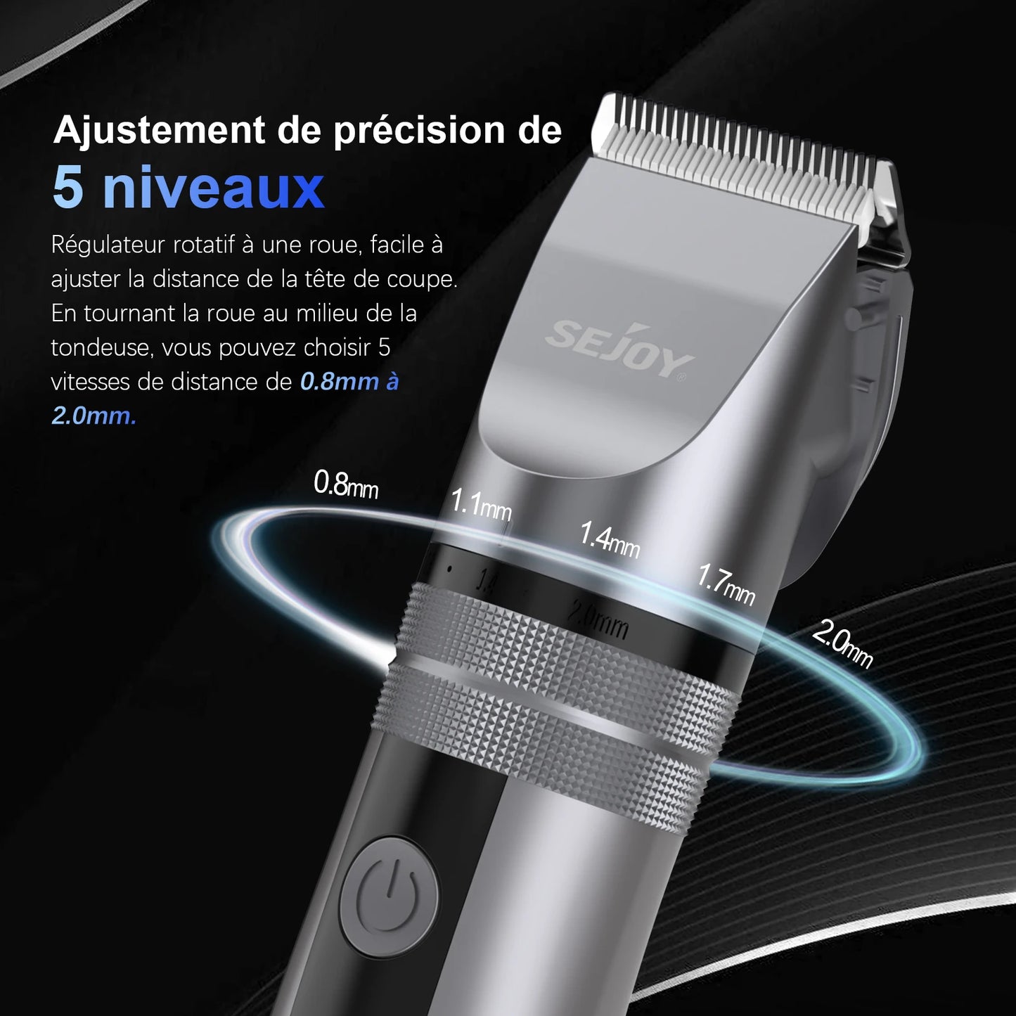 Electric Hair Clippers, Men Professional kit, USB Rechargeable Men's Barber Hair, Cutting Machine Beard Trimmer For Men Kids