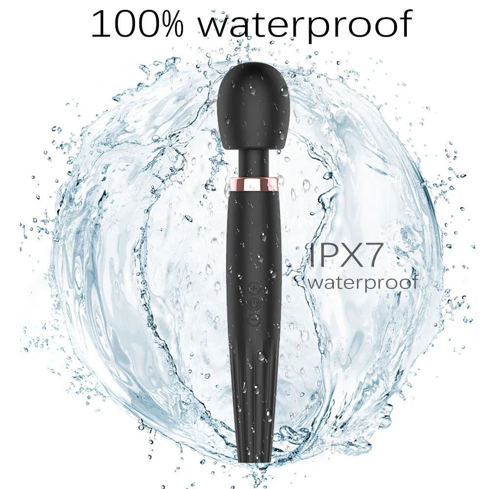 Heating Vibrator, Powerful Dildo, AV Magic Wand, G-Spot Massager, Sex Toys for Women, Couples, Clitoris Stimulate Goods for Adult