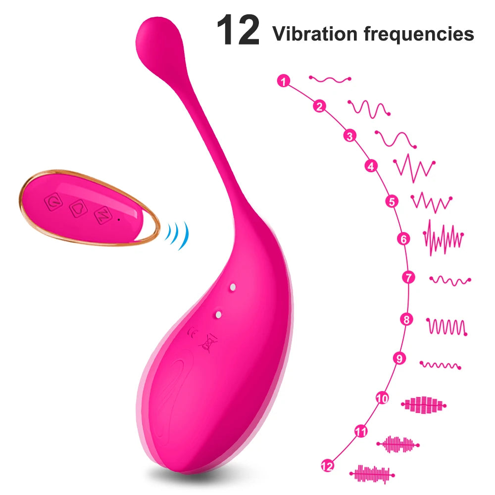 Clit Dildo Vibrator Female Wireless Remote Control, Vibrating Egg G Spot Clitoris Stimulator, USB Charging Sex Toy for Women Shop