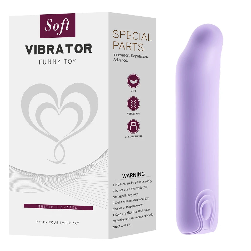 10 Speed Mini Bullet Vibrator for Women, Fast Orgasm Clitoris Stimulator, Rechargeable Female Masturbation Goods, Sex Toy for Adult