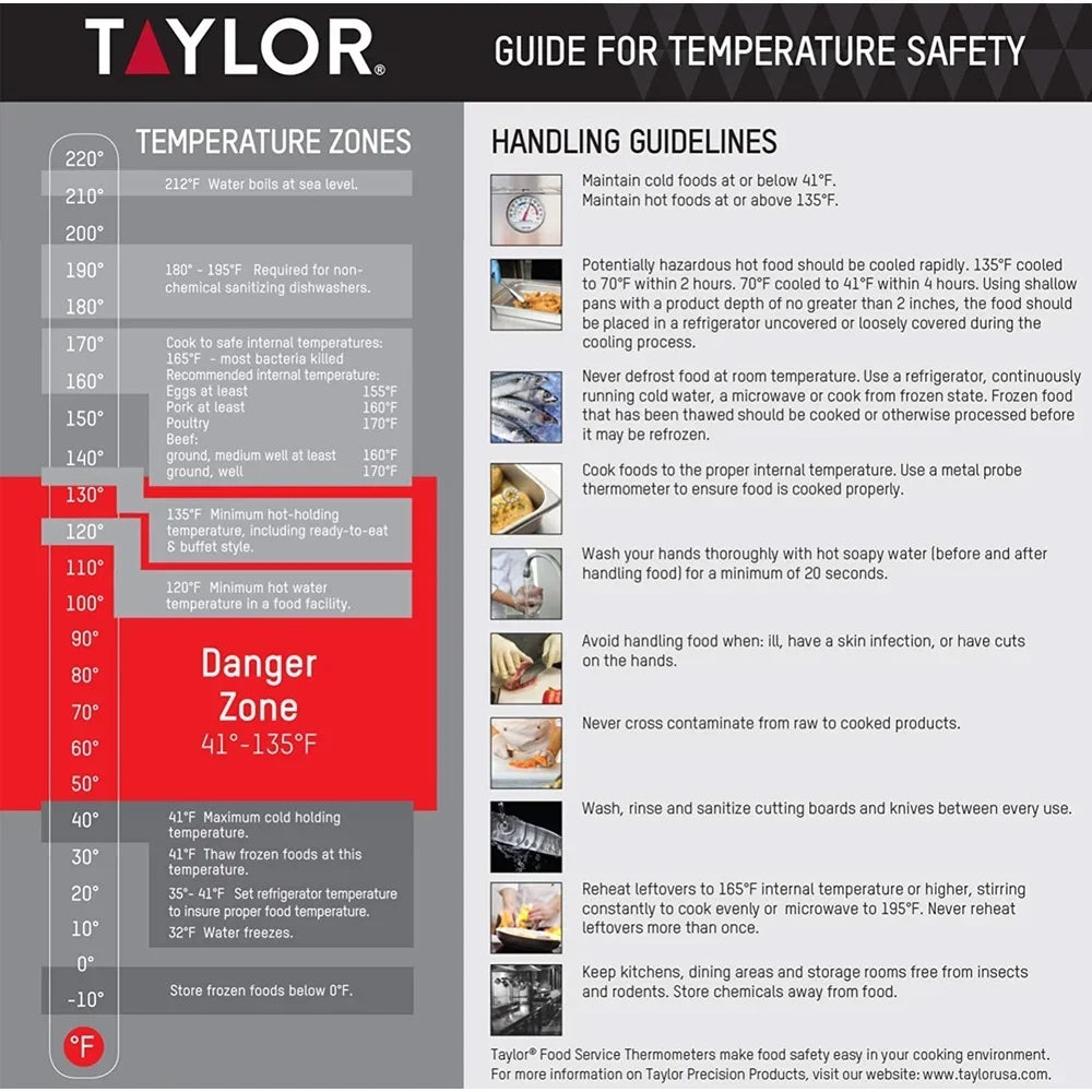 Instant Read Digital Meat Thermometer Folding Probe Kitchen BBQ Grill Cooking Tool Accurate Temperature Gauge Portable LCD