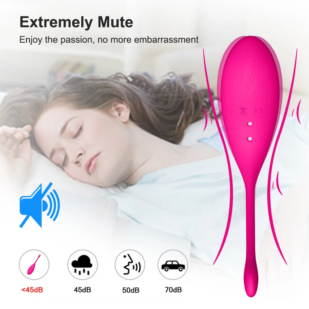 Clit Dildo Vibrator Female Wireless Remote Control, Vibrating Egg G Spot Clitoris Stimulator, USB Charging Sex Toy for Women Shop