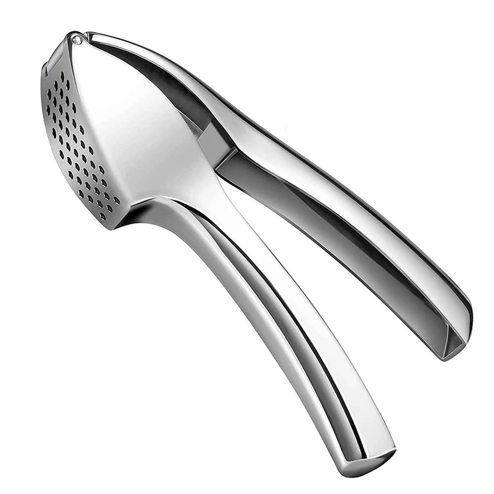 Garlic Crusher Super Easy To Use Garlic Mincer Tool Crush Garlic Effortlessly Garlic Presser with Easy-Squeeze Ergonomic Handle