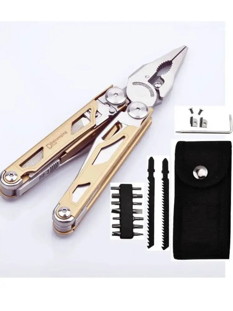 Multitools Hand, DIY Multi Tools, Multi-tool Clamp, Folding Knives, Scissor, Cutters, EDC Survival Gear, Manual Pliers