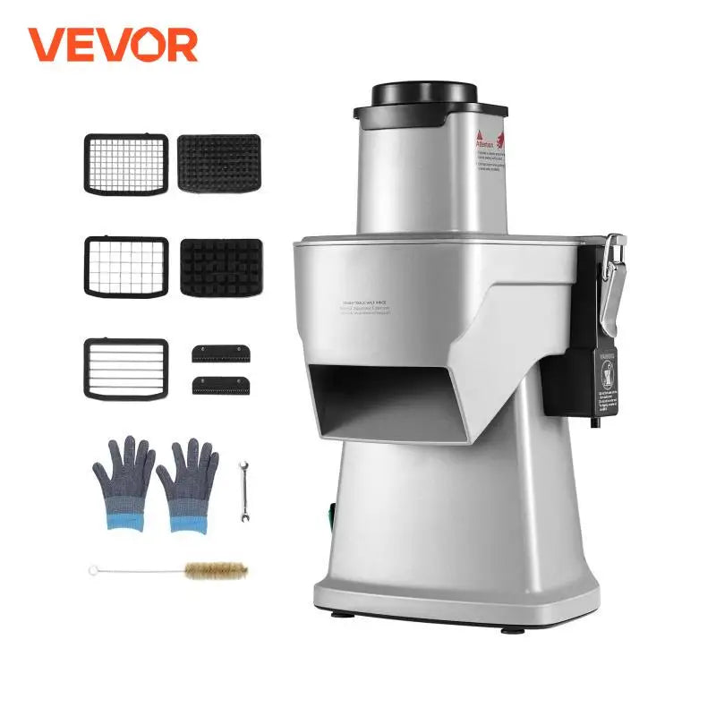 Electric Vegetable Slicer 4 in 1 Multifunctional Food Cutter 200W Vegetable Chopper for Slicing Shredding Dicing Slitting
