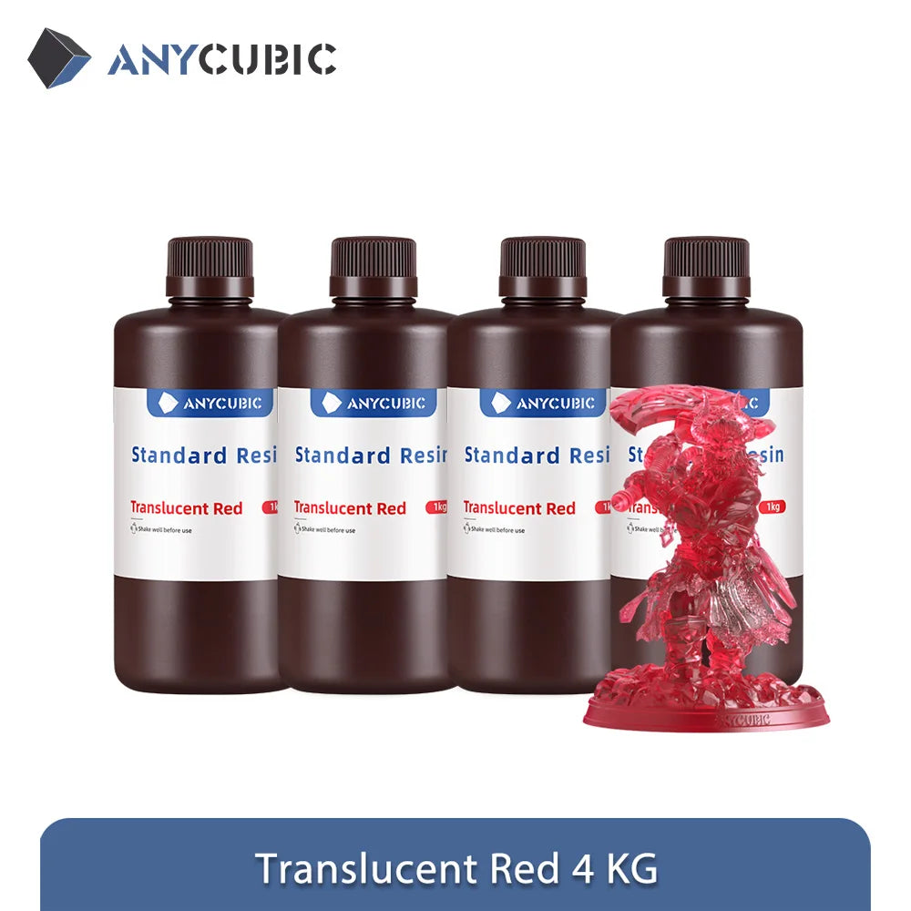 405nm UV Resin 3D Printer High Precision Standard Resin, 3D Printing DIY Figurines Materials For Photon Mono 5s Pro