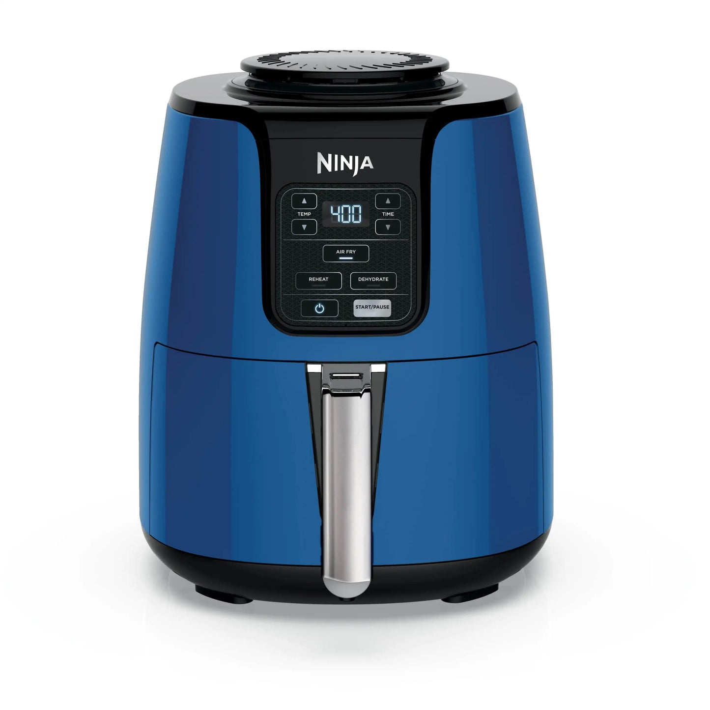 4 Qt Air Fryer, Nonstick Basket with Crisper Plate, 1550 Watts, Black