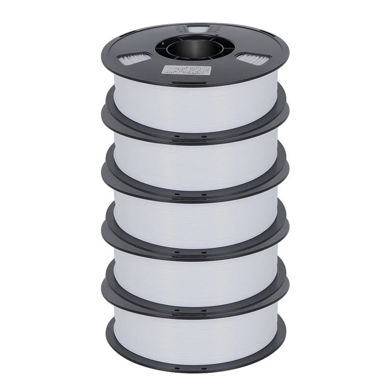 22LBS PETG Filament 3D Printer Filament 10 5 Rolls 1KG 1.75mm Bundle Multicolor Accuracy +/- 0.02mm 10kg 5kg PETG, Plastic Spool