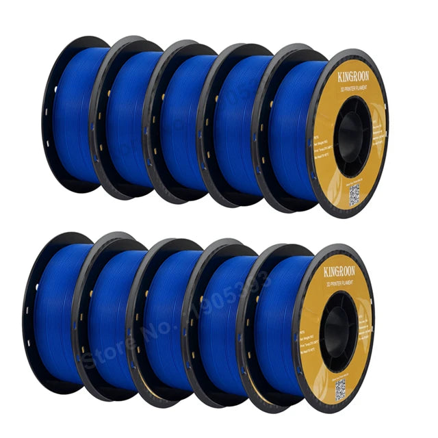 KINGROON PETG 3D Printer Filament 1.75mm 5KG 10KG Mix Color 3D Printing Material 1kg/roll petg Plastic For FDM 3dprinter
